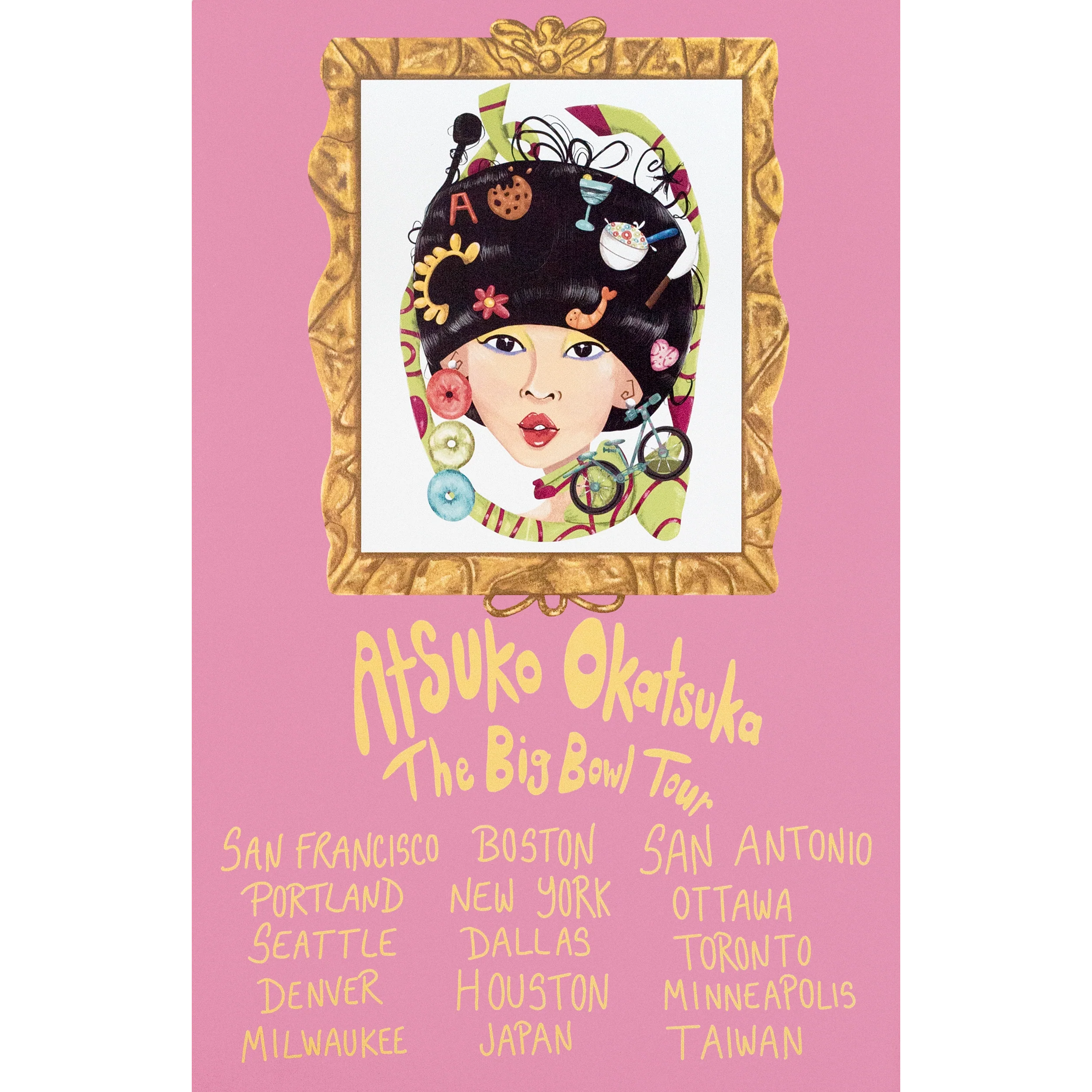 Atsuko Okatsuka live tour poster 2026